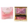 kit Panvel Blush Marmorizado Make Up Pink Glow Iconic Edition + Gloss Labial Stick Make Up Iconic Edition Nude 15G + Paleta De Sombras Make Up Iconic Edition 7 Cores