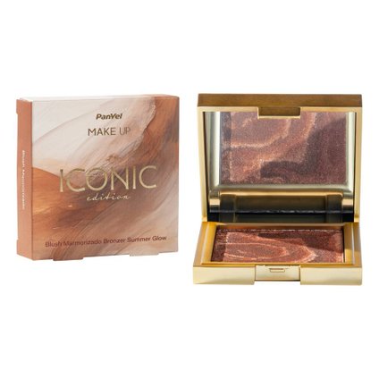 BLUSH MARMORIZADO BRONZER SUMMER PANVEL MAKE UP ICONIC EDITION