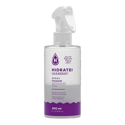 SPRAY FIXADOR CAPILAR HIDRATEI OAKBERRY 200ML