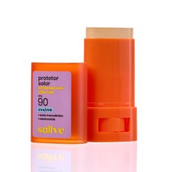Protetor Solar Facial Stick Sallve 3 Fps 90 15g