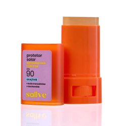 Protetor Solar Facial Stick Sallve 4 Fps 90 15g
