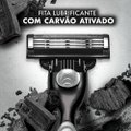 KIT CARGA PARA APARELHO DE BARBEAR GILLETTE MACH3 CARBONO 10 UNIDADES + NECESSAIRE