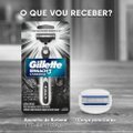 KIT APARELHO DE BARBEAR GILLETTE MACH3 CARBONO + CARGA MACH3 CORPO