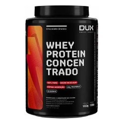 Whey Protein Dux Nutrition Concentrado Chocolate Branco 900g