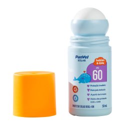 Protetor Solar Infantil Roll-on Panvel Babies E Kids Fps60 50ml