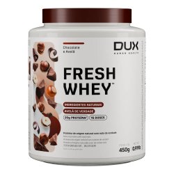 Whey Protein Dux Nutrition Fresh Whey Chocolate Belga E Avelã 450g