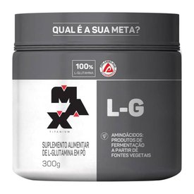 SUPLEMENTO ALIMENTAR GLUTAMINA L-G MAX TITANIUM 300G