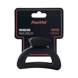 Piranha Para Cabelo De Plástico Tamanho Médio Cor Preto Panvel