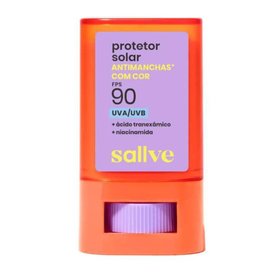 PROTETOR SOLAR FACIAL STICK SALLVE 5 FPS 90 15G