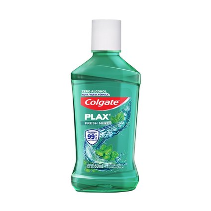 ENXAGUANTE BUCAL COLGATE PLAX FRESH MINT ZERO ALCOOL 60ML