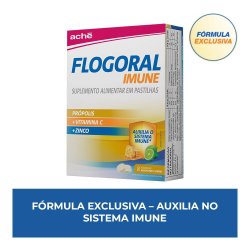 Flogoral Pastilha Imune Mel E Limão 8 Unidades