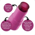 BLUSH MULTIFUNCIONAL EM BASTÃO RICCA JELLY TINT 3 EM 1 VINHO 5G