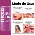 BLUSH MULTIFUNCIONAL EM BASTÃO RICCA JELLY TINT 3 EM 1 VINHO 5G