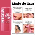 BLUSH MULTIFUNCIONAL EM BASTÃO RICCA JELLY TINT 3 EM 1 CEREJA 5G