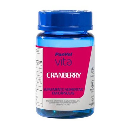 SUPLEMENTO ALIMENTAR CRANBERRY PANVEL VITA 60 CÁPSULAS