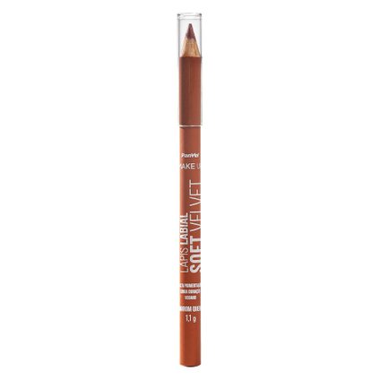 LÁPIS PARA CONTORNO LABIAL MARROM QUENTE PANVEL MAKE UP 1G