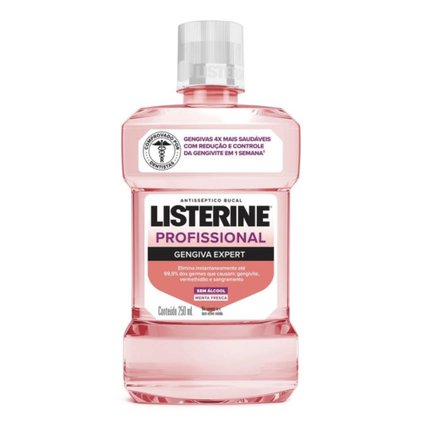 ENXAGUANTE BUCAL LISTERINE PROFISSIONAL GENGIVA EXPERT 250ML