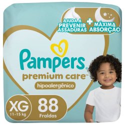 Fralda Pampers Premium Care Xg 88 Unidades