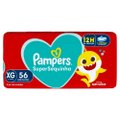 FRALDA PAMPERS SUPERSEQUINHA XG COM 56 UNIDADES