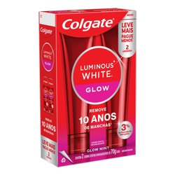Kit Creme Dental Colgate Luminous White Glow 2 Unidades 70g Cada