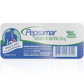 ANTIÁCIDO PEPSAMAR MENTA 50 COMPRIMIDOS MASTIGÁVEIS