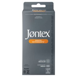 Preservativo Jontex Efeito Retardante Com 6 Unidades