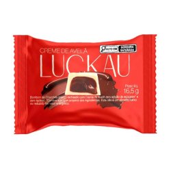 Bombom Luckau Chocolate Branco E Creme De Avelã 16,5g