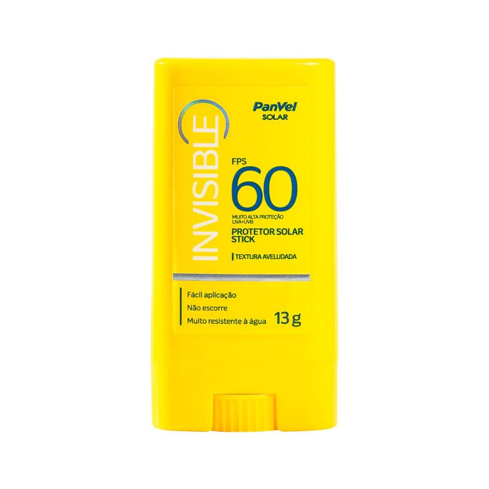 Protetor Solar Facial Stick Panvel Invisible Fps60 13g