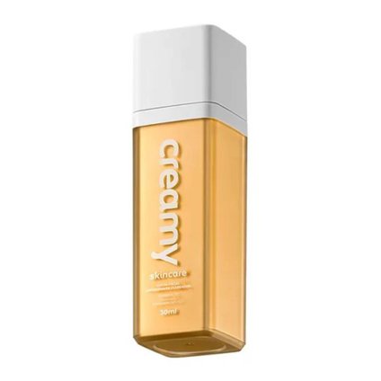 SÉRUM FACIAL ANTI-IDADE CREAMY VITAMINA C GOLD PURA ATIOXIDADENTE E CLAREADORA 30ML