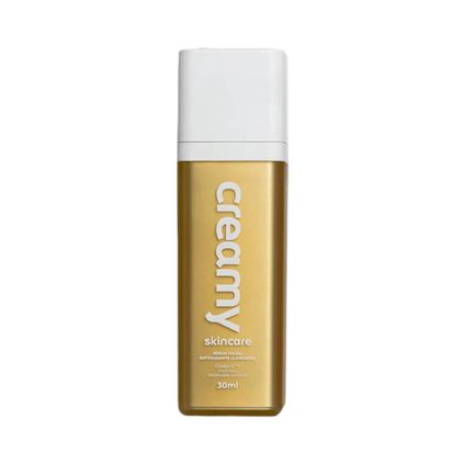 SÉRUM FACIAL ANTI-IDADE CREAMY VITAMINA C GOLD PURA ANTIOXIDANTE E CLAREADORA 30ML