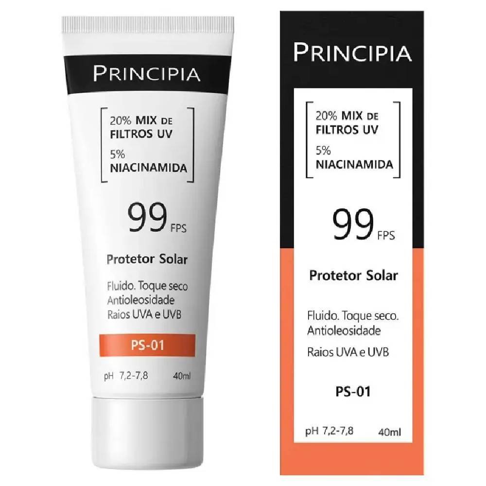 Protetor Solar Facial Principia Ps-01 Fps 99 40ml