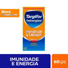 SUPLEMENTO ALIMENTAR TARGIFOR TE ENERGIZA 500MG 60 COMPRIMIDOS