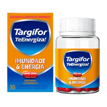 SUPLEMENTO ALIMENTAR TARGIFOR TE ENERGIZA 500MG 30 COMPRIMIDOS