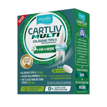 SUPLEMENTO ALIMENTAR CARTLIV EQUALIV MULTI 30 COMPRIMIDOS