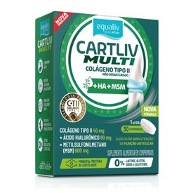 SUPLEMENTO ALIMENTAR CARTLIV EQUALIV MULTI 30 COMPRIMIDOS