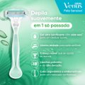 APARELHO DEPILATÓRIO RECARREGAVEL GILLETTE VENUS PELE SENSÍVEL COM 1 UNIDADE