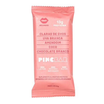 BARRA DE PROTEÍNA PINCBAR BEIJINHO 50G