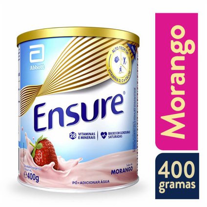 SUPLEMENTO NUTRICIONAL ENSURE MORANGO 400G