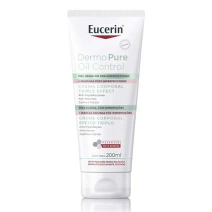 CREME CORPORAL EFEITO TRIPLO EUCERIN DERMOPURE OIL CONTROL 200ML