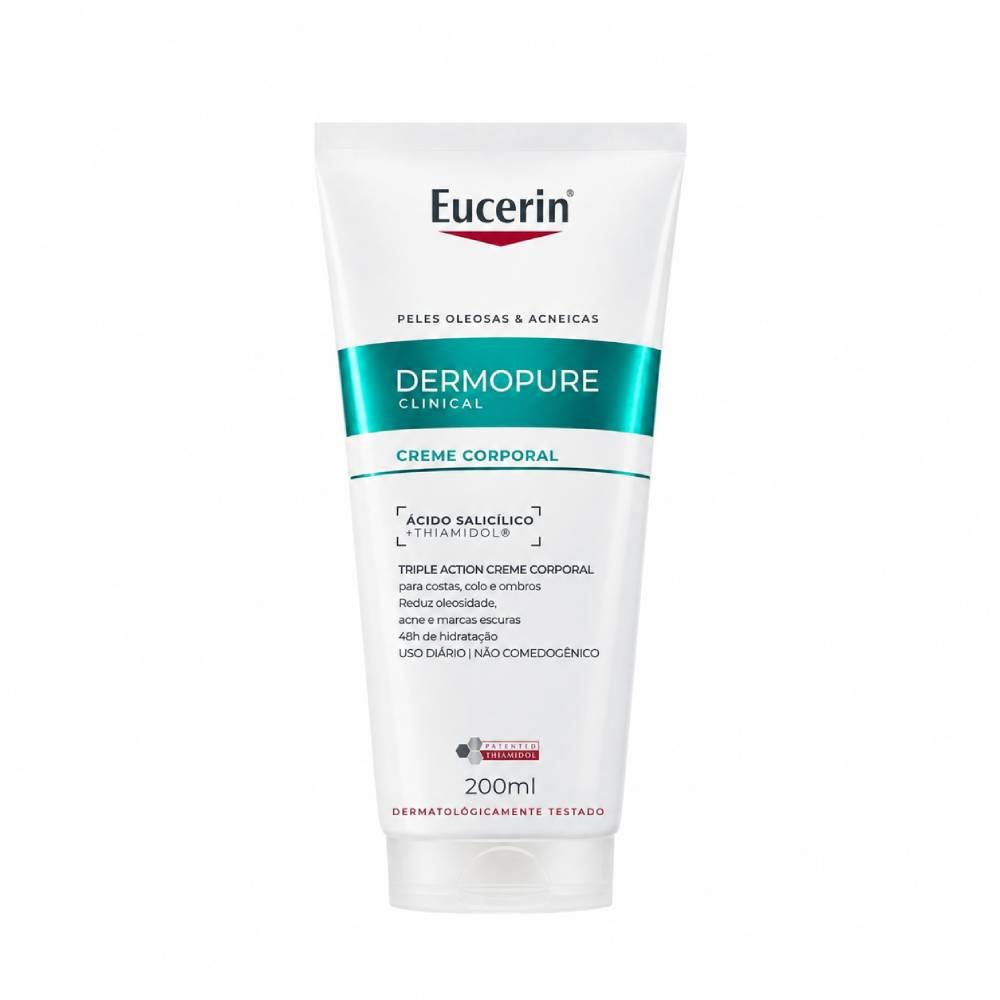 Creme Corporal Eucerin Antiacne Dermo Pure Efeito Triplo 200ml