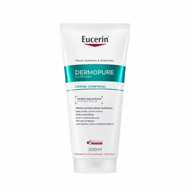 CREME CORPORAL EUCERIN ANTIACNE DERMO PURE EFEITO TRIPLO 200ML
