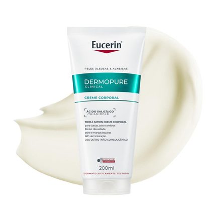 CREME CORPORAL EUCERIN ANTIACNE DERMO PURE EFEITO TRIPLO 200ML
