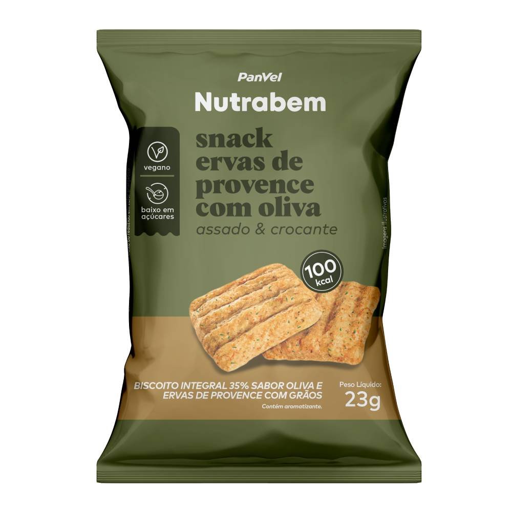 Snack Integral Ervas De Provence E Azeite De Oliva 23g