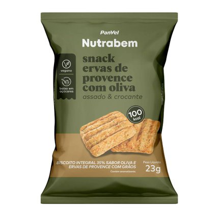 SNACK INTEGRAL ERVAS DE PROVENCE E AZEITE DE OLIVA 23G