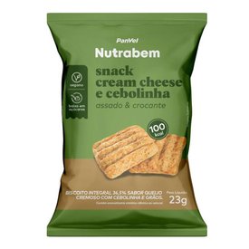 SNACK INTEGRAL CREAM CHEESE E CEBOLINHA 23G