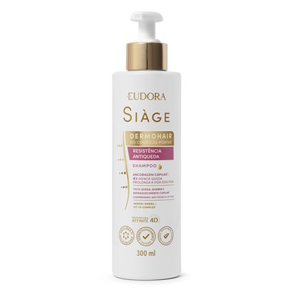 SHAMPOO EUDORA SIÀGE DERMOHAIR RESISTÊNCIA ANTIQUEDA 300ML