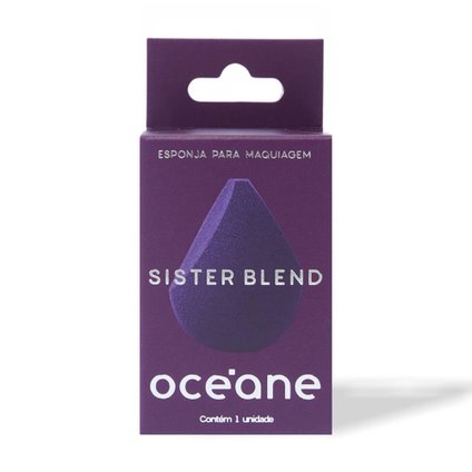 ESPONJA PARA MAQUIAGEM OCÉANE SISTER BLEND ROXO 1 UNIDADE