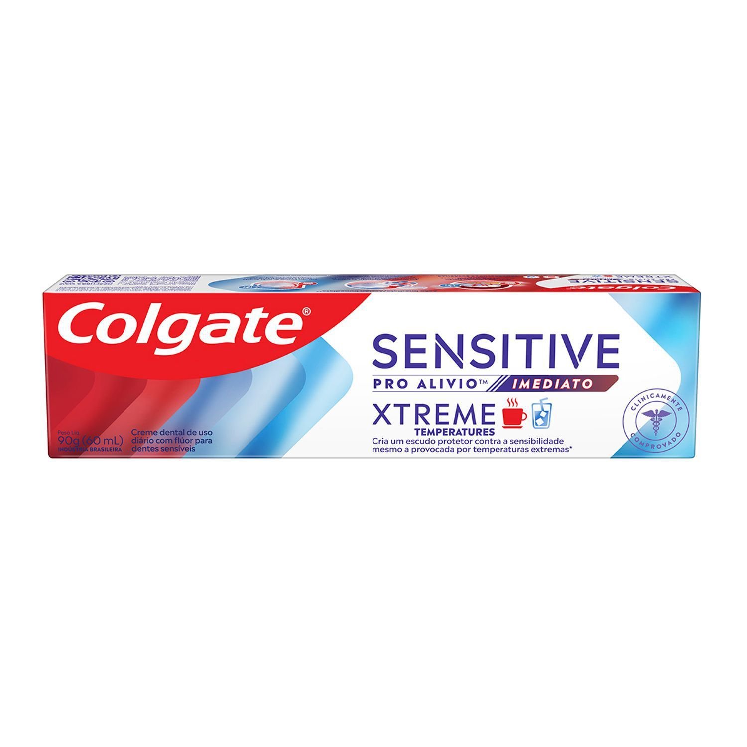 Kit Creme Dental Colgate Sensitive Pro Alívio Imediato Xtreme Temperatures 3 Unidades 90g Cada