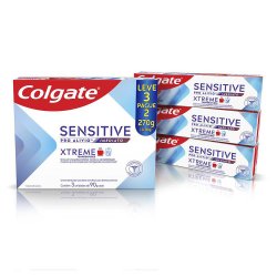 Kit Creme Dental Colgate Sensitive Pro Alívio Imediato Xtreme Temperatures 3 Unidades 90g Cada