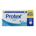 KIT SABONETE EM BARRA PROTEX FRESH 6 UNIDADES DE 85G